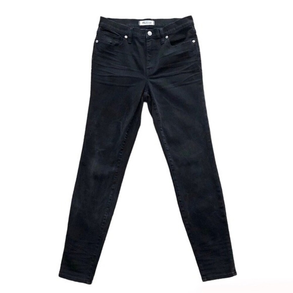 Madewell 9" High Riser Skinny Skinny Black Jeans Size 28 Denim Neutral Casual